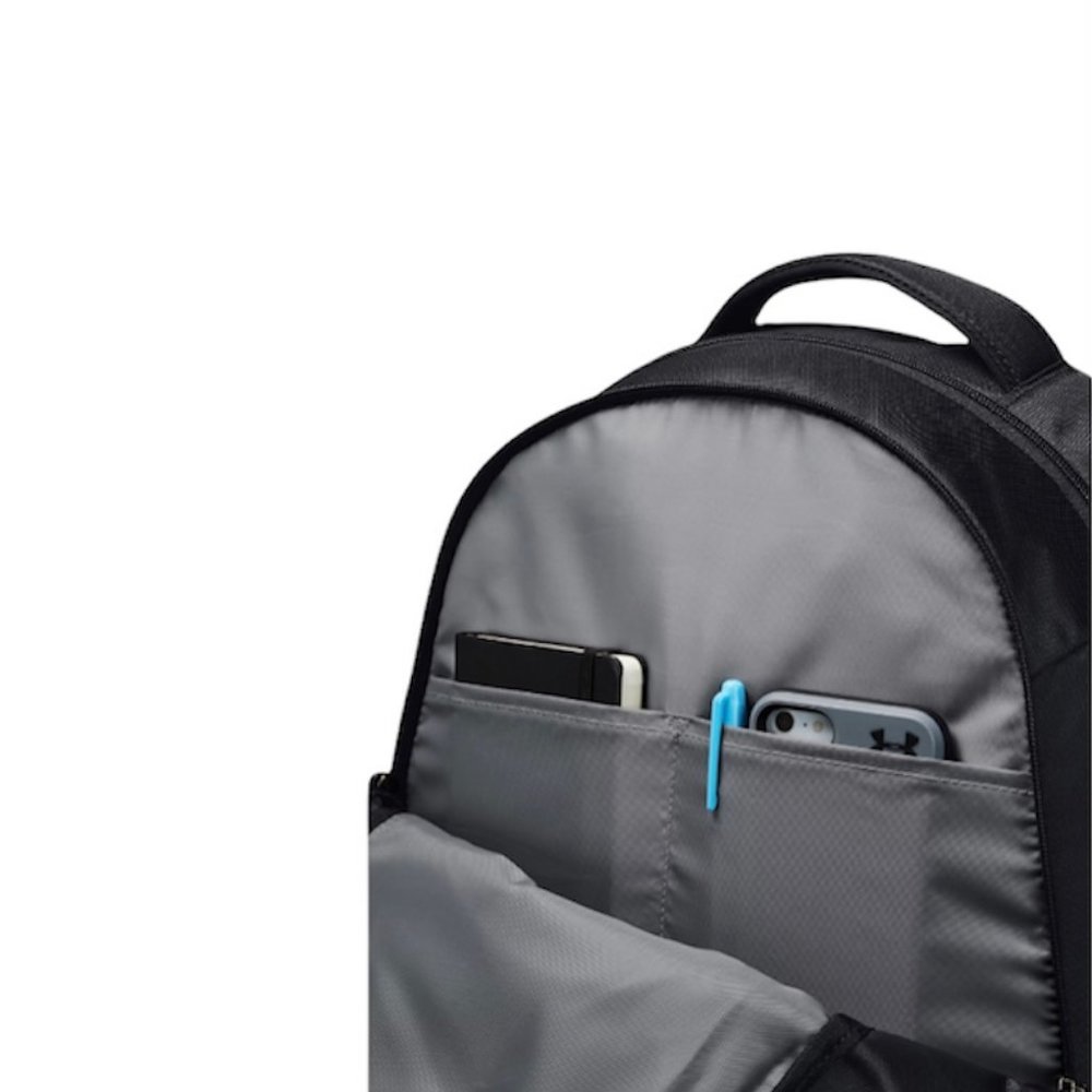 Under Armour 15" Laptop Bag 1342651 001 Adult Hustle 4.0 Backpack Black Man's - Picture 4 of 7